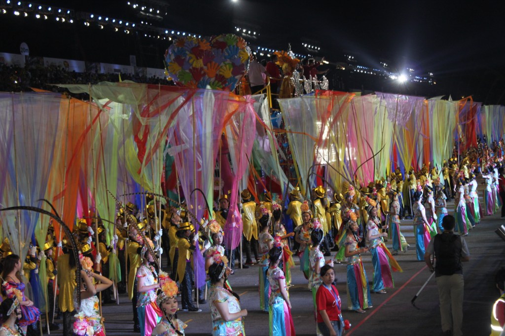 The parade passes&nbsp;by